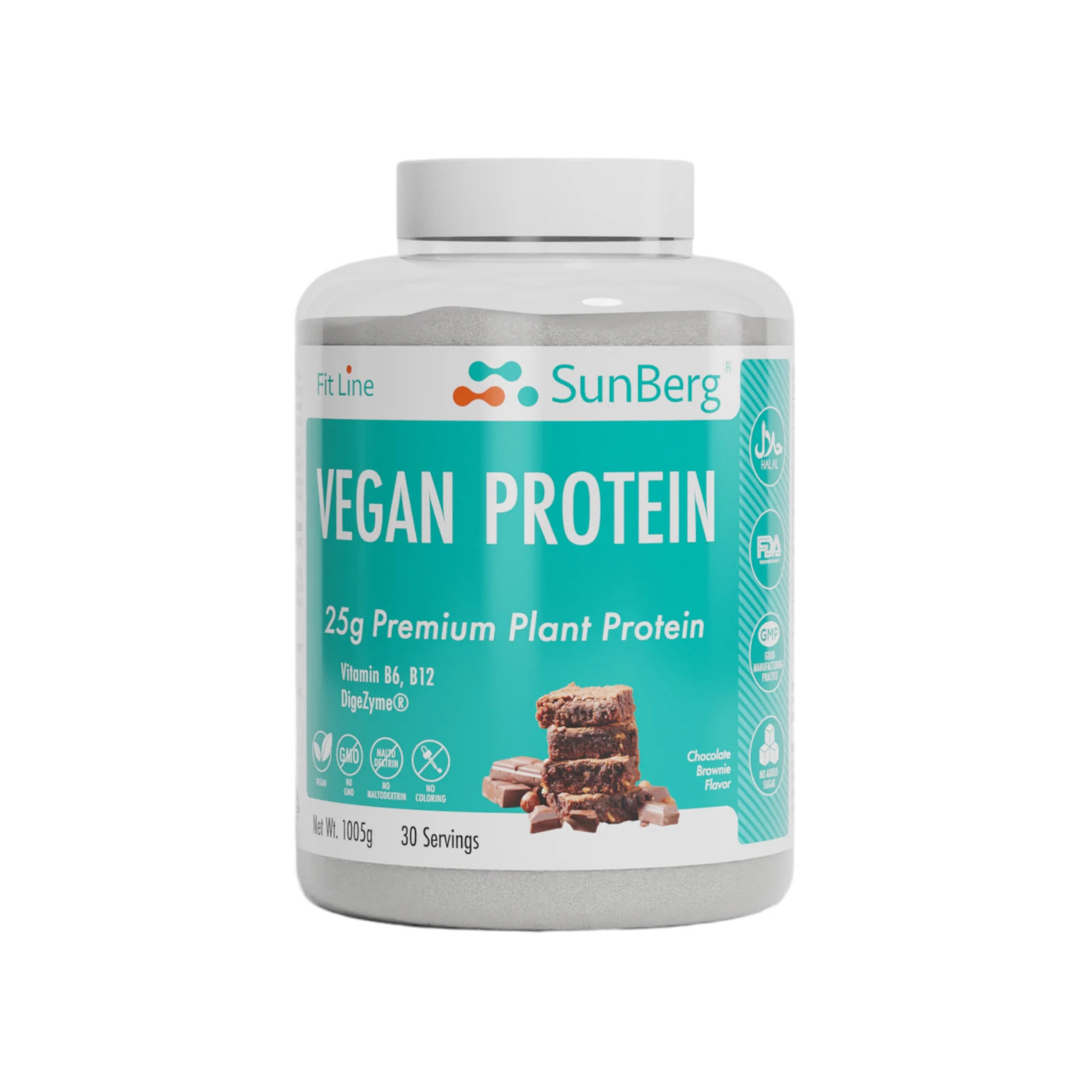 Sunberg Vegan Protein 960-1005g (30 Servis)