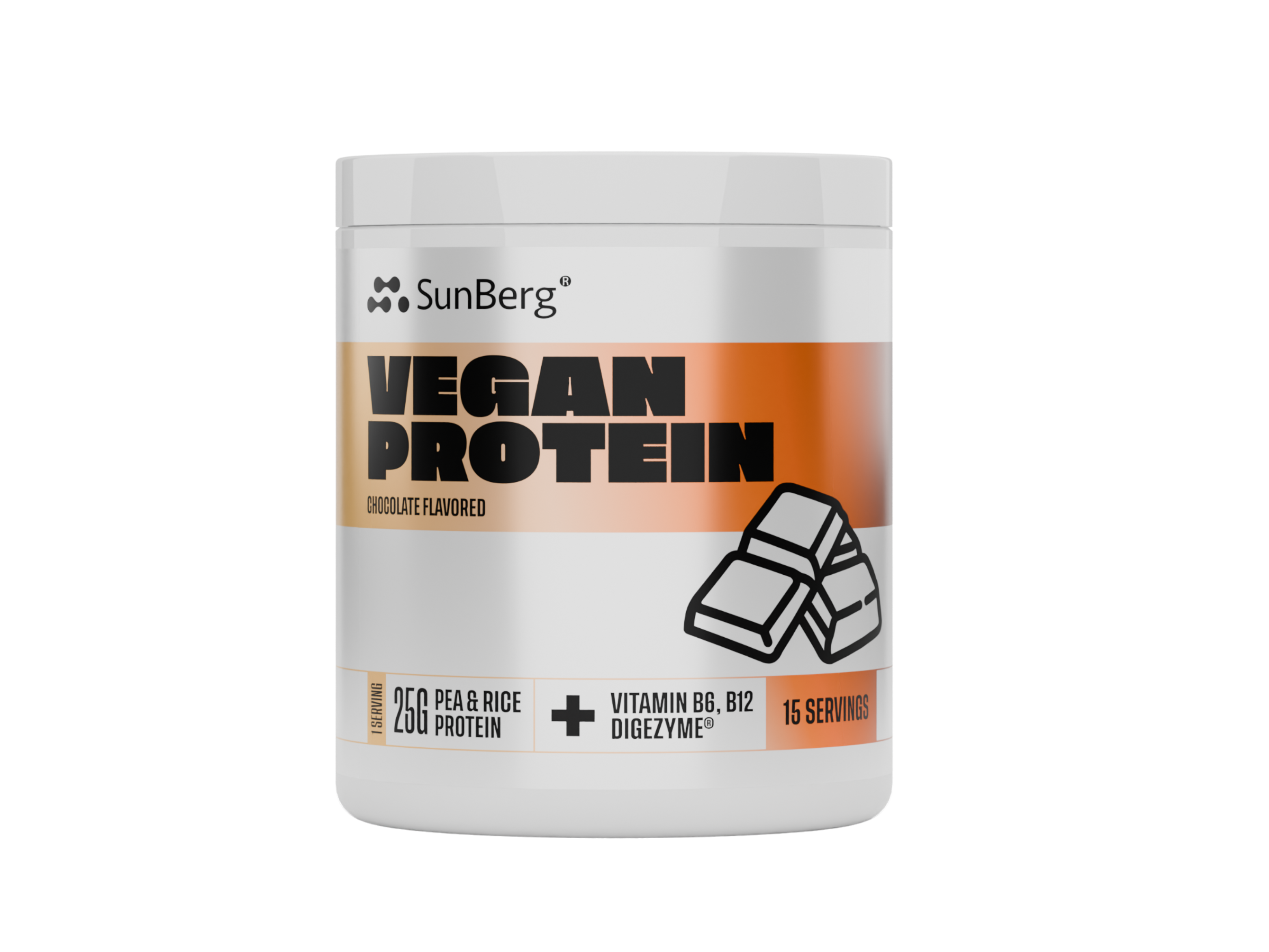 Sunberg Vegan Protein 450g-495g (15 Servis)