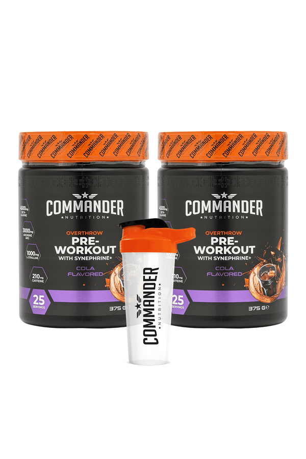 Double Trouble Pack : 2 li Overthrow Pre-Workout 750g (50 Servis)