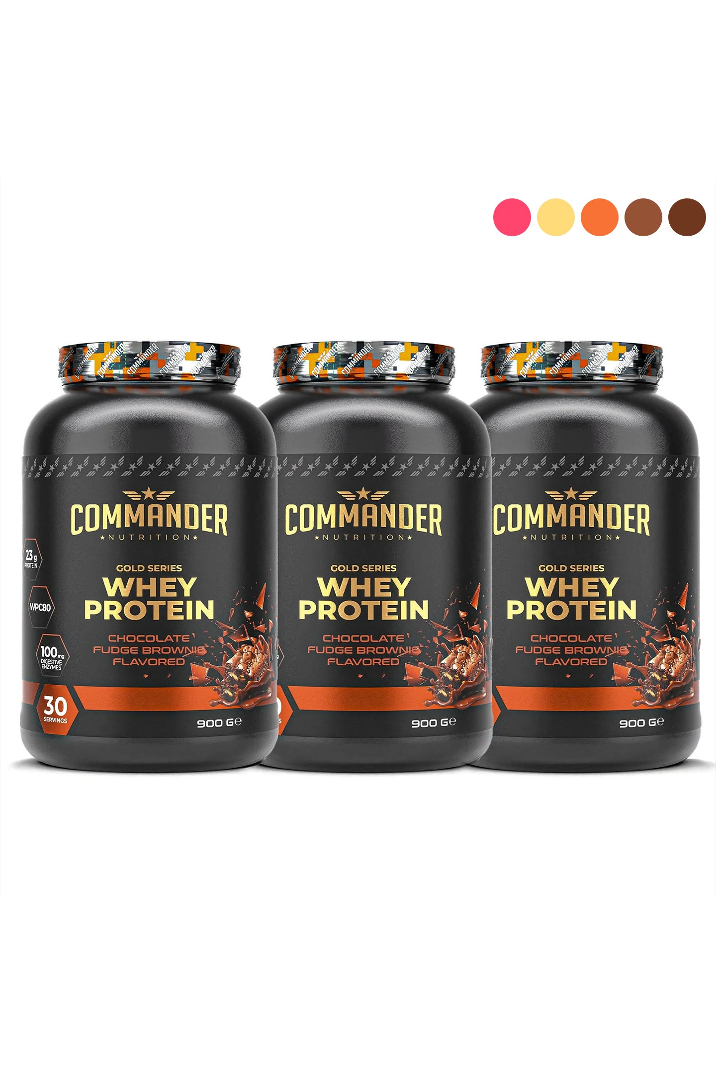 Üçlü Gold Whey Protein Paketi 2700g (90 Servis)